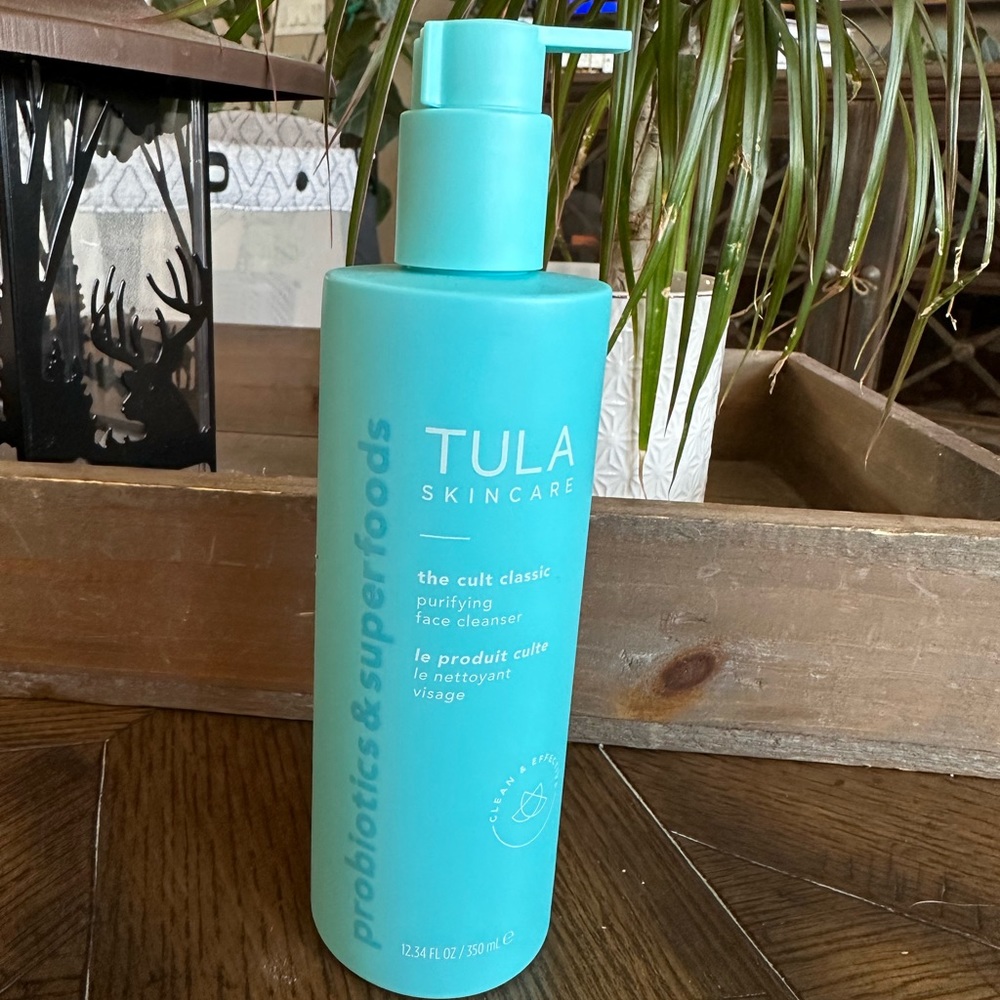 Tula Skincare The Cult Classic Purifying Face Cleanser Jumbo 12.34 oz .